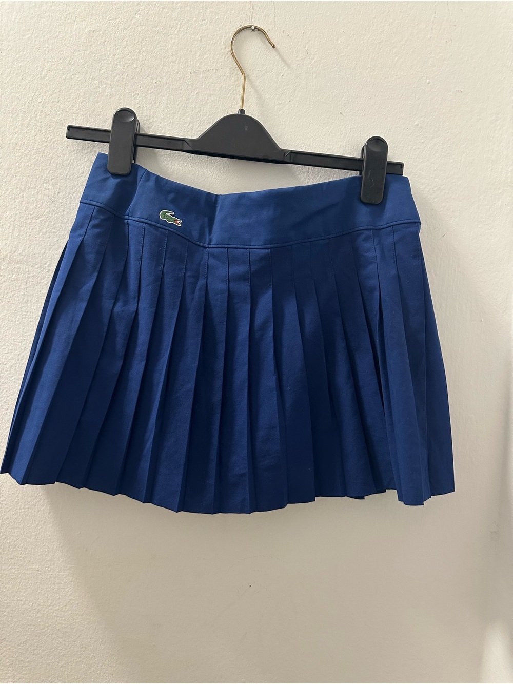Lacoste Royal Blue Pleated Mini Skirt